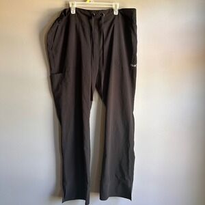 Greys Anatomy Signature by Barco Black Scrub Pants Cargo Drawstring Womens L